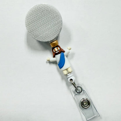 Jesus Interchangeable Badge Reel