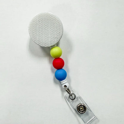Summer Fun Interchangeable Badge Reel