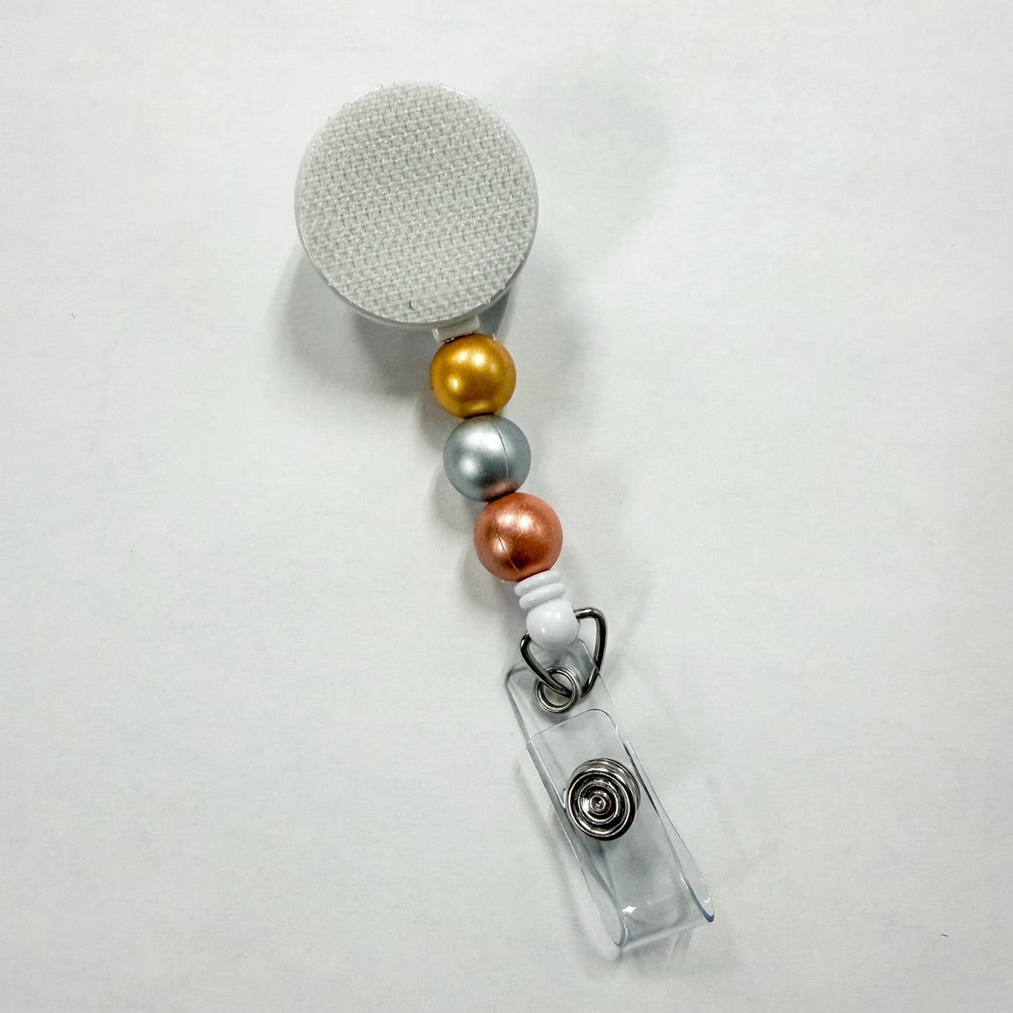 Mixed Metals Interchangeable Badge Reel