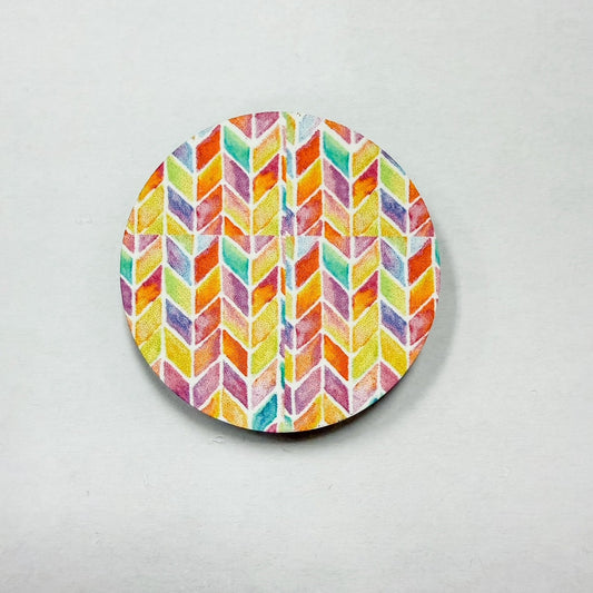 Rainbow Chevron / Hardboard Add on