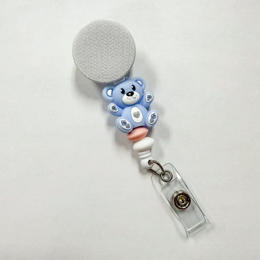 Blue Bear Interchangeable Badge Reel