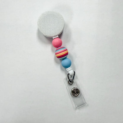 Beach Ball Interchangeable Badge Reel
