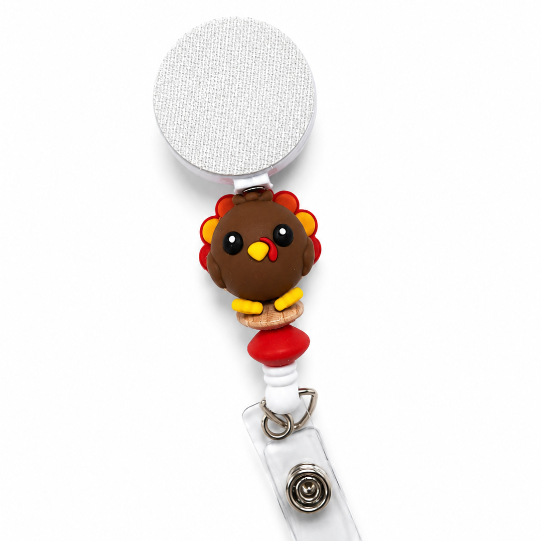 Turkey Interchangeable Badge Reel