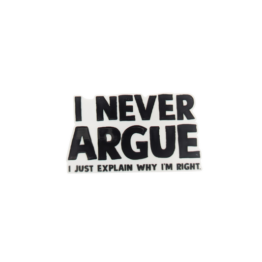 I Never Argue / PLASTIC Add on / 9B1