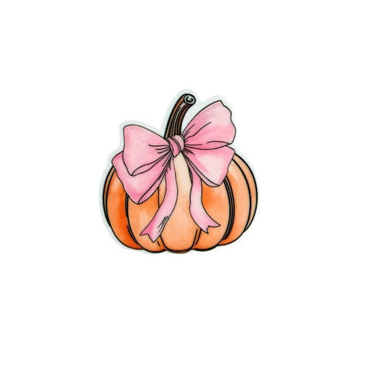 Fall Pumpkin Bow / PLASTIC Add on