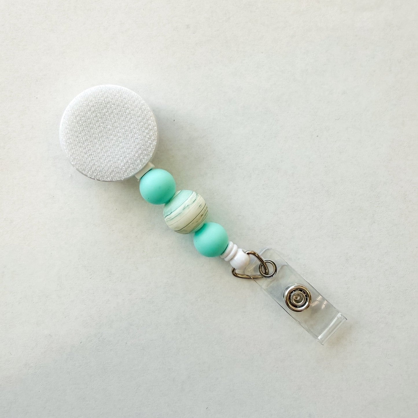Mint Marble Interchangeable Badge Reel