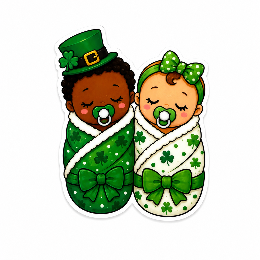 St. Patrick's Day Baby / NICU Labor Delivery Mother Baby / PLASTIC Add on