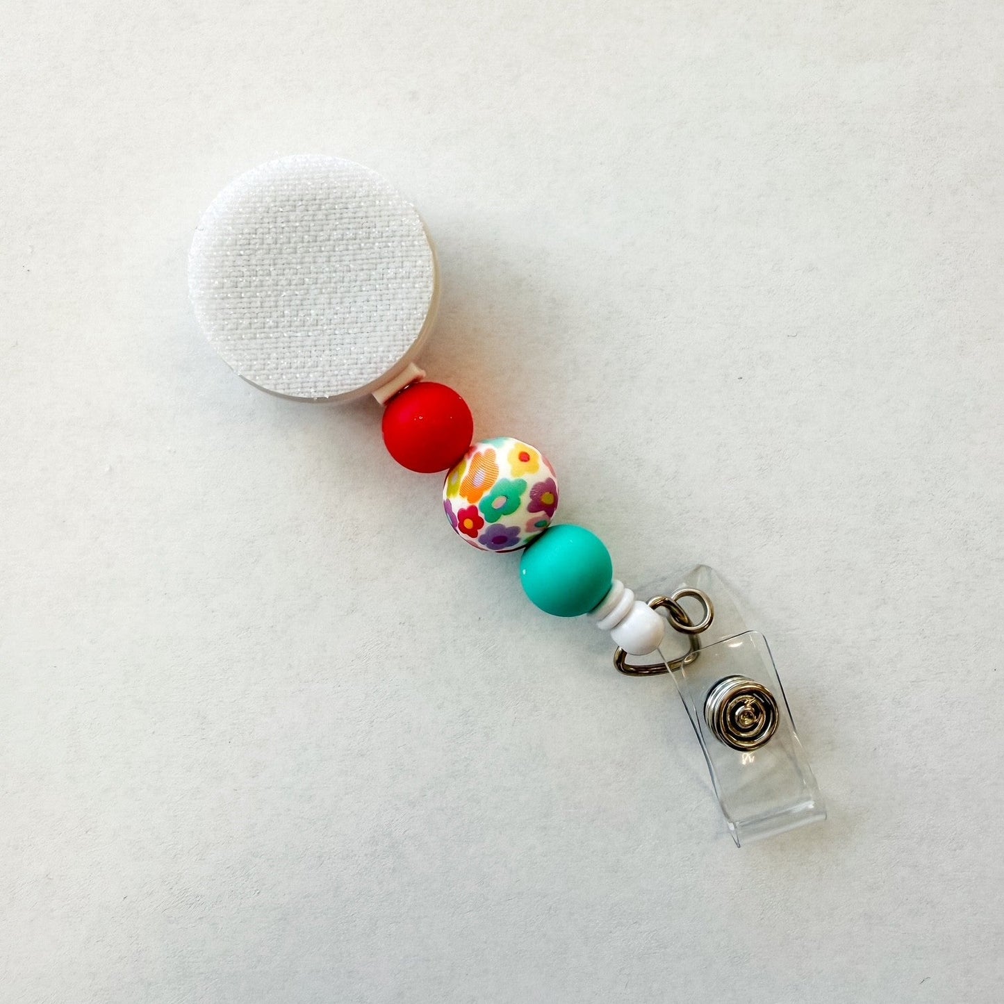 Bright Floral Interchangeable Badge Reel