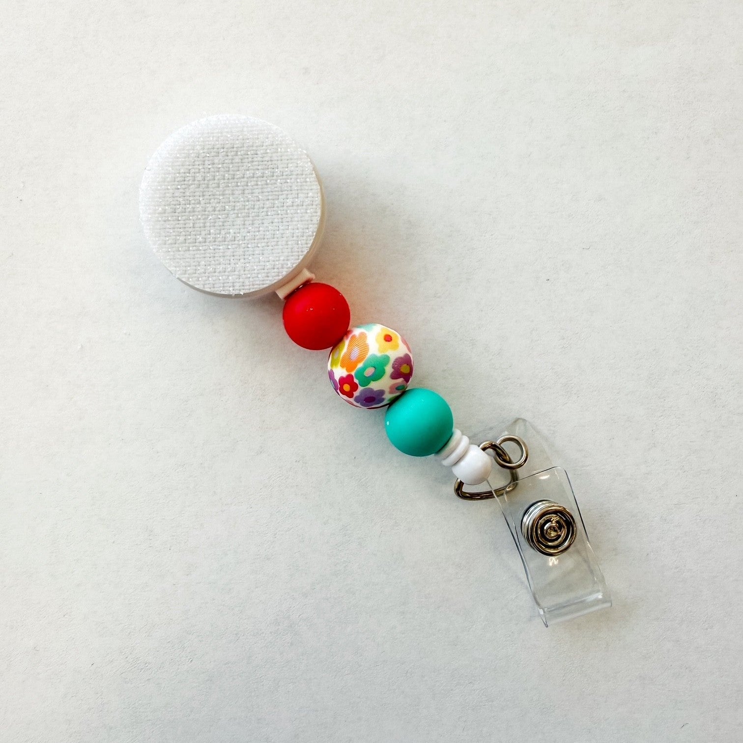 Bright Floral Interchangeable Badge Reel