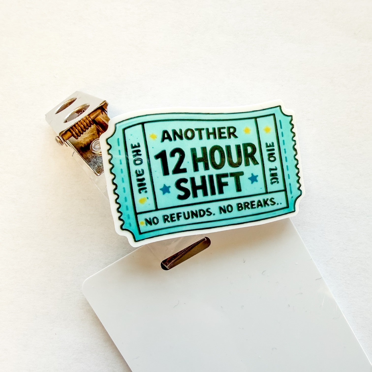 Badge Topper / CHARM COLLECTION - 12 Hour Shift - Charm Only
