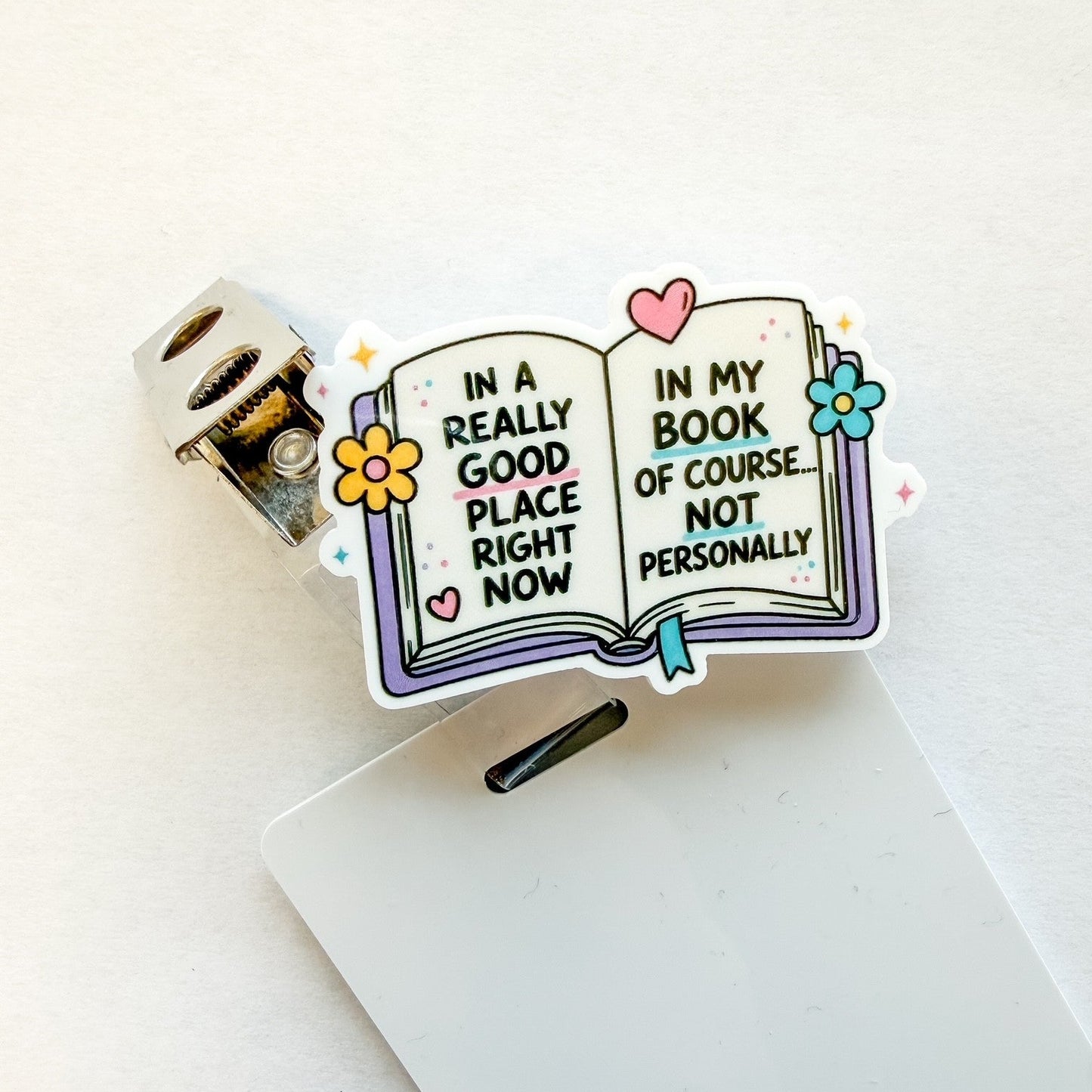 Badge Topper / CHARM COLLECTION - In A Really Good Place - Charm Only
