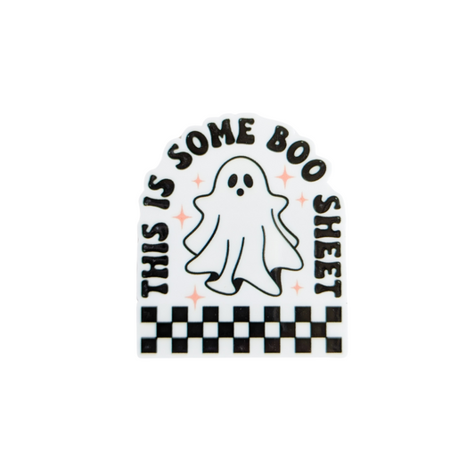 This is Boo Sheet / Halloween Ghost Fall / PLASTIC Add on