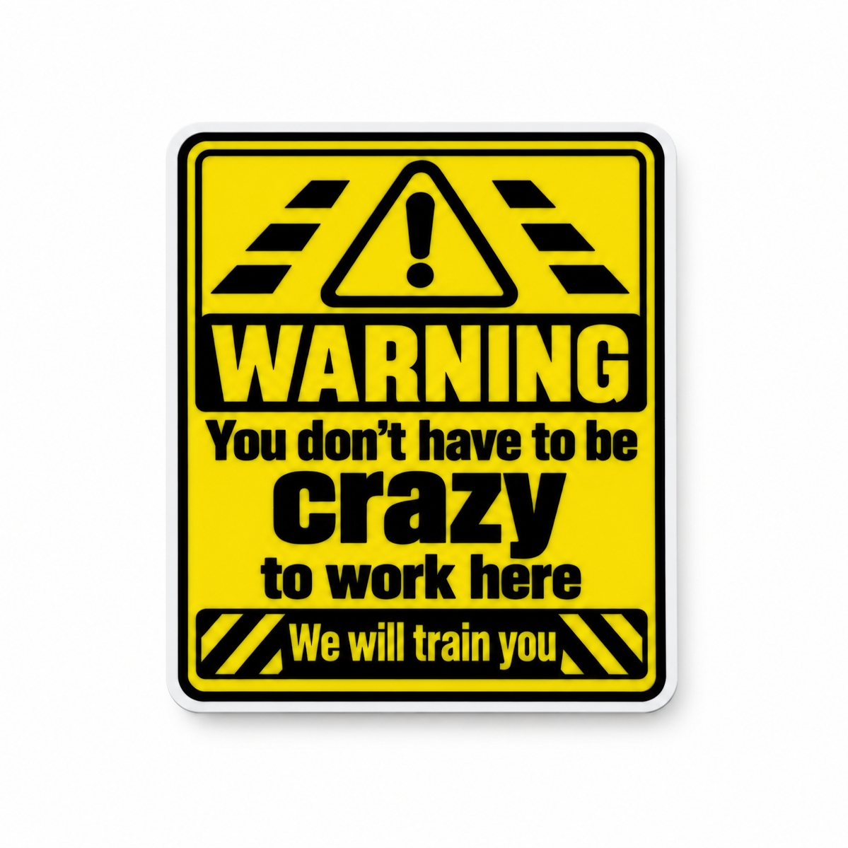 Warning You Don't Have To Be / PLASTIC Add on