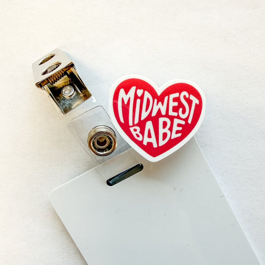 Badge Topper / CHARM COLLECTION - Midwest Babe - Charm Only