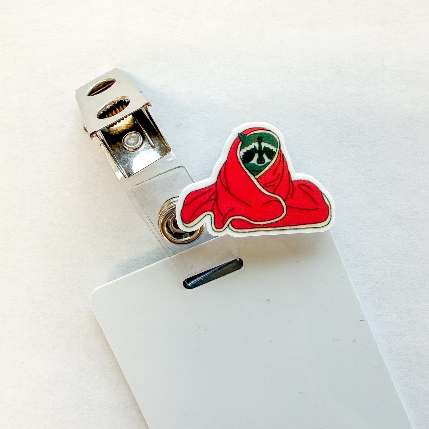 Badge Topper / CHARM COLLECTION - Raccoon - Charm Only
