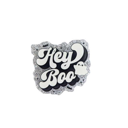 Hey Boo / Halloween Ghost / PLASTIC Add on