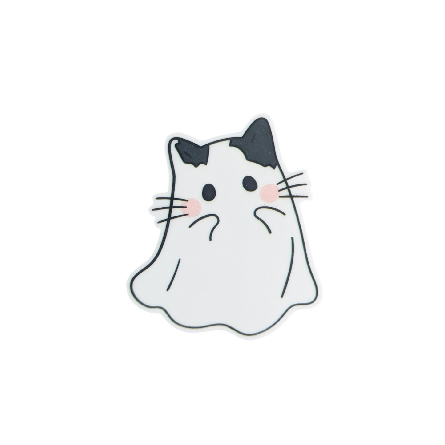 Ghost Cat / Halloween / PLASTIC Add on