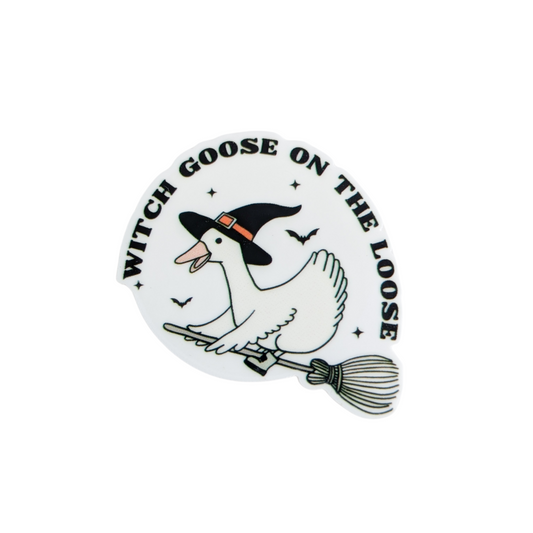 Goose on the Loose / Witch Halloween / PLASTIC Add on