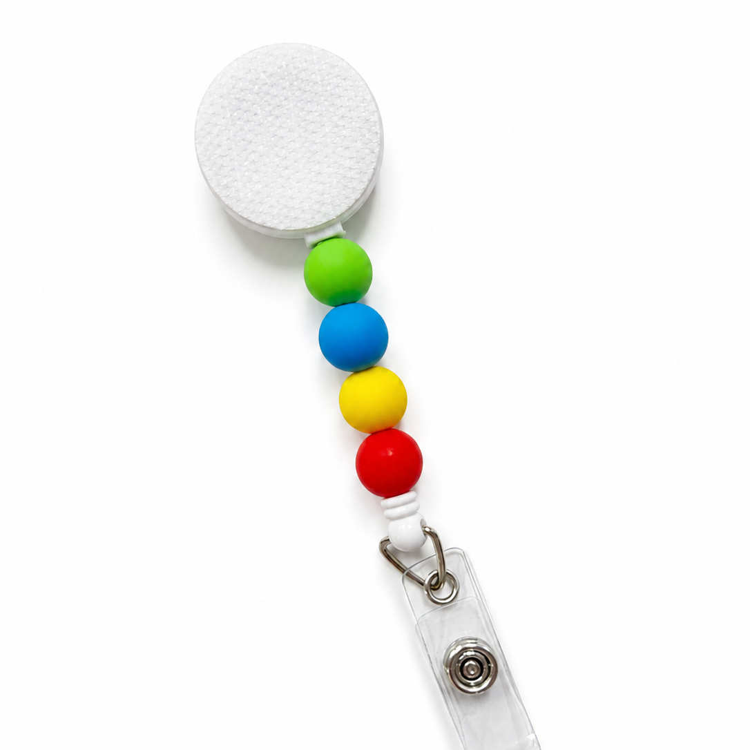 Colorful Connections Interchangeable Badge Reel