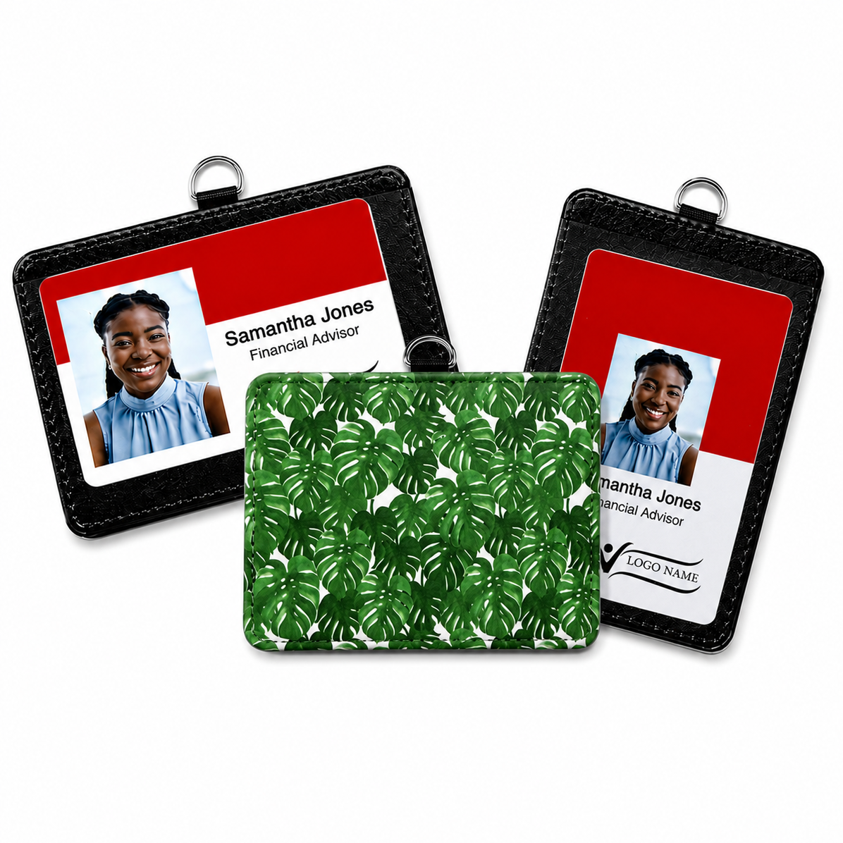Monstera Plant ID Badge Holder