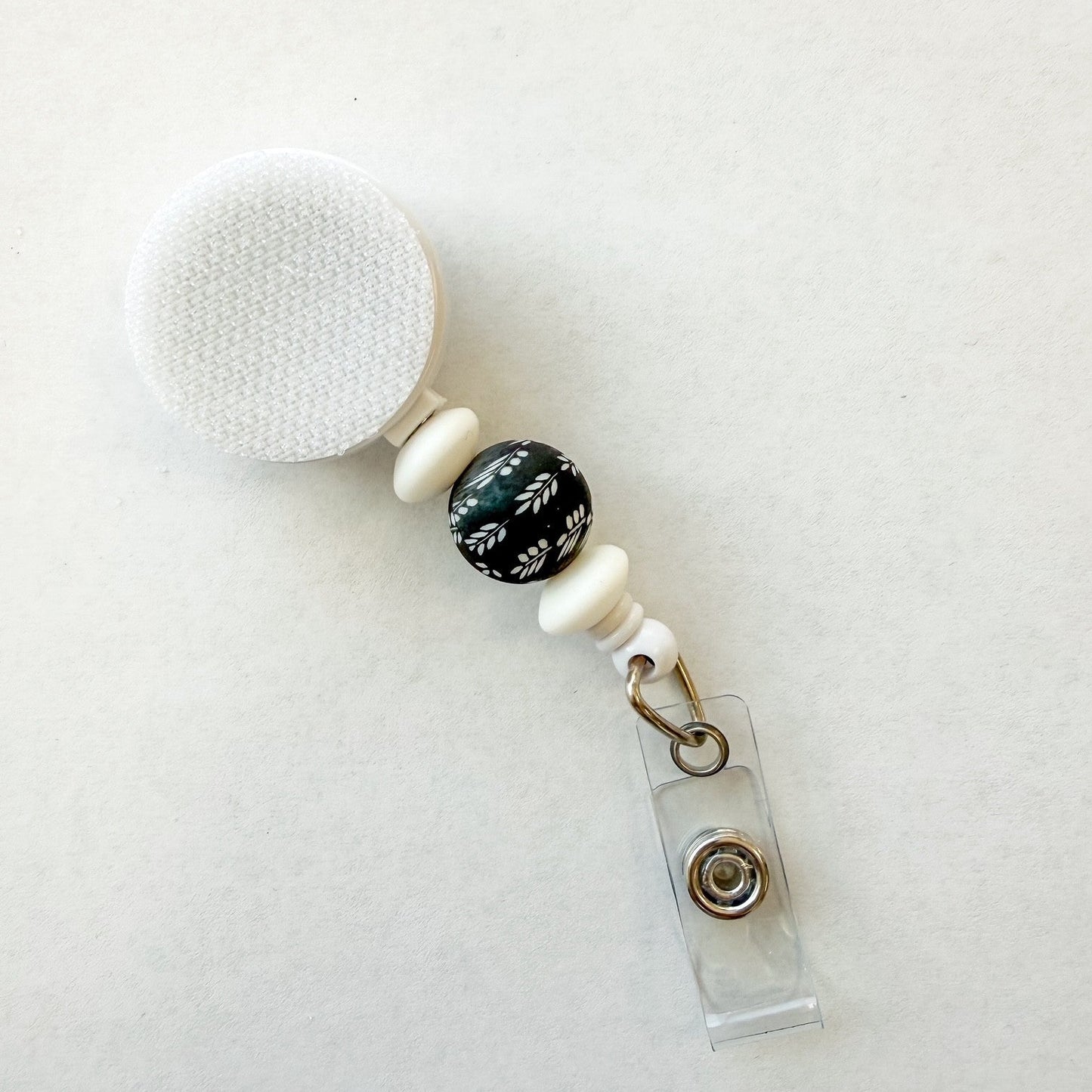 Midnight Laurel Interchangeable Badge Reel