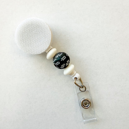 Midnight Laurel Interchangeable Badge Reel