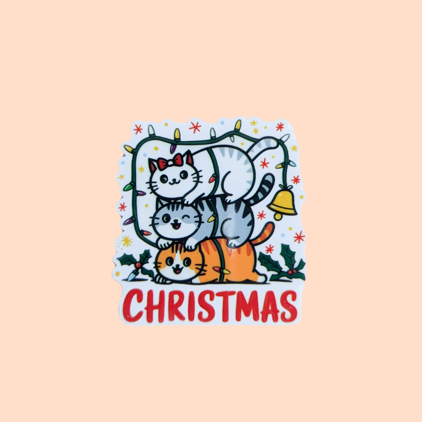 Christmas Cat / PLASTIC Add on