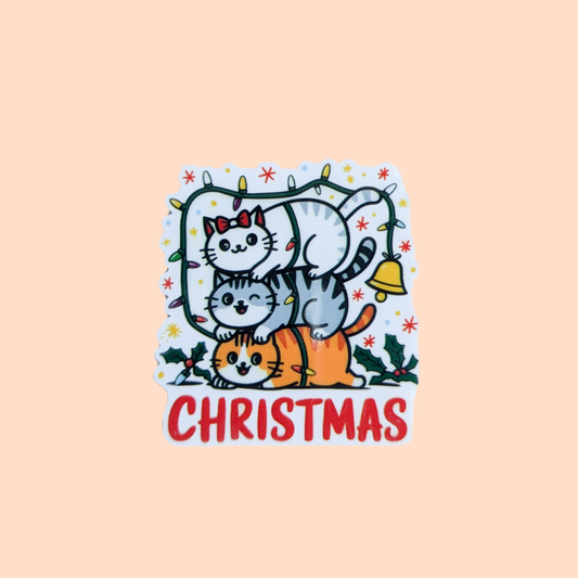 Christmas Cat / PLASTIC Add on