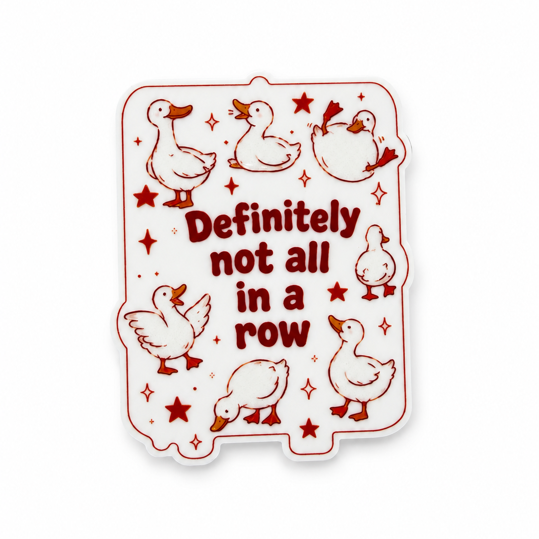 Definitely Not All In A Row | Plastic Add-On