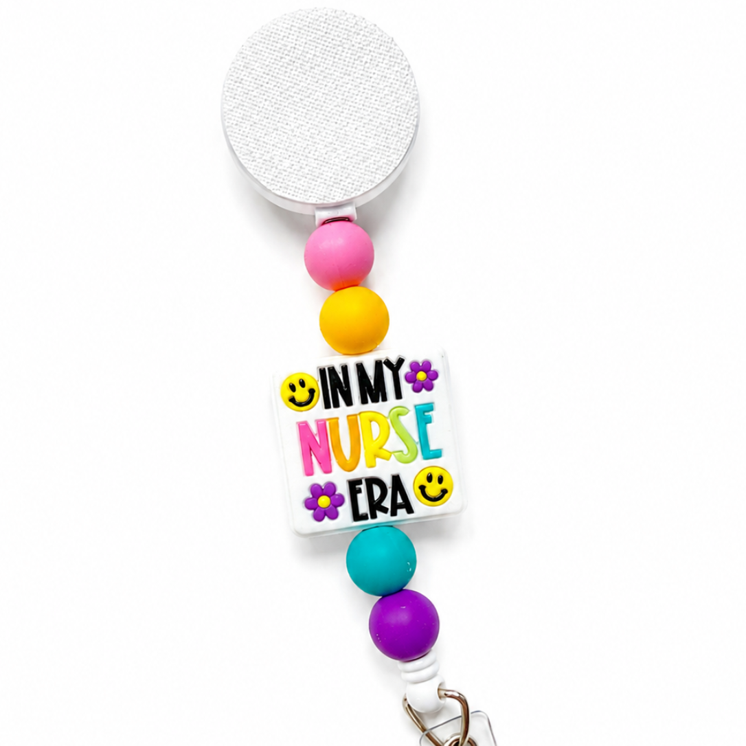In My Nurse Era Interchangeable Badge Reel