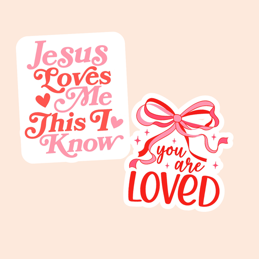 Jesus Loved / Valentine's Day / Plastic Add on