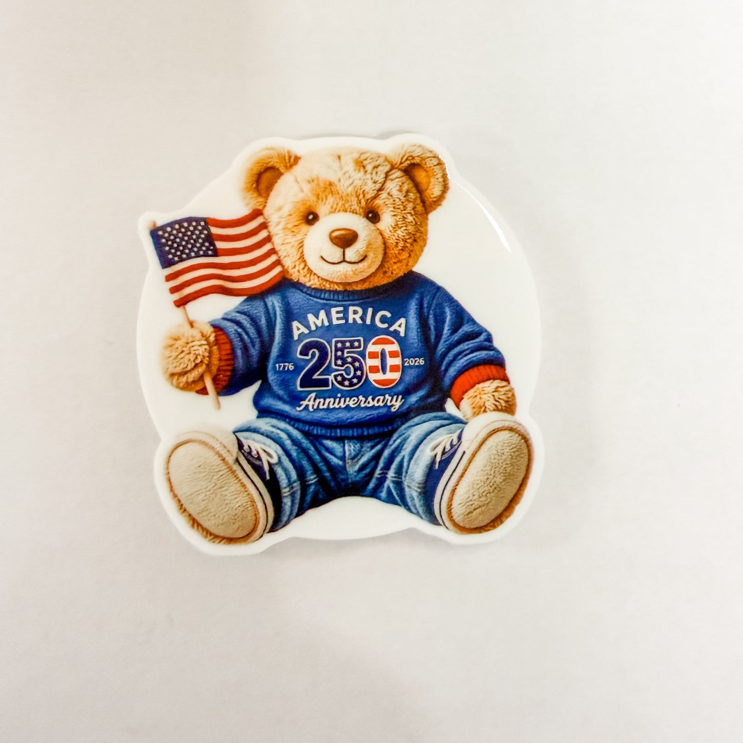 Patriotic Teddy Bear / PLASTIC Add on