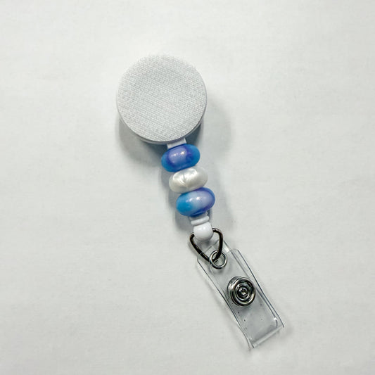 Blue Skies Ahead Interchangeable Badge Reel
