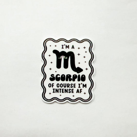 Scorpio Sign / PLASTIC Add on