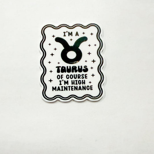 Taurus Sign / PLASTIC Add on