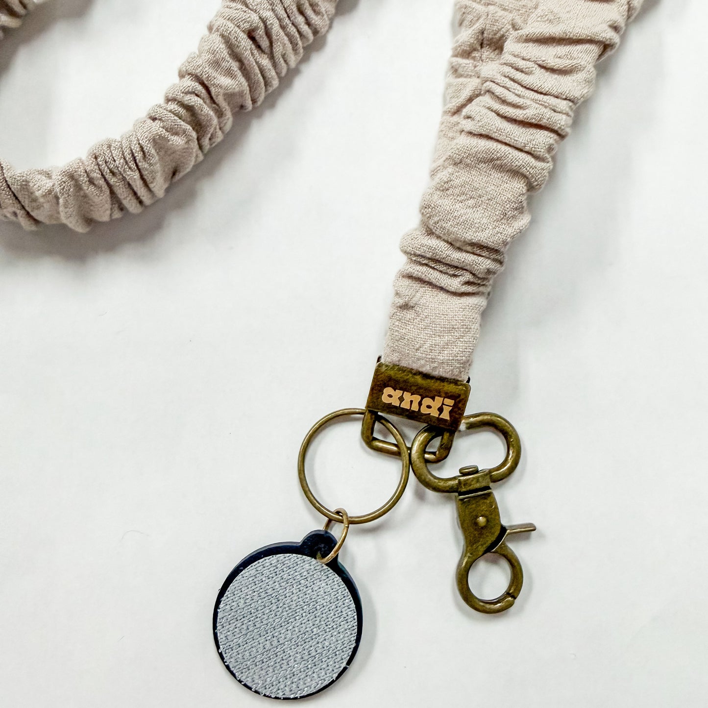 Linen Interchangeable Andi Lanyard
