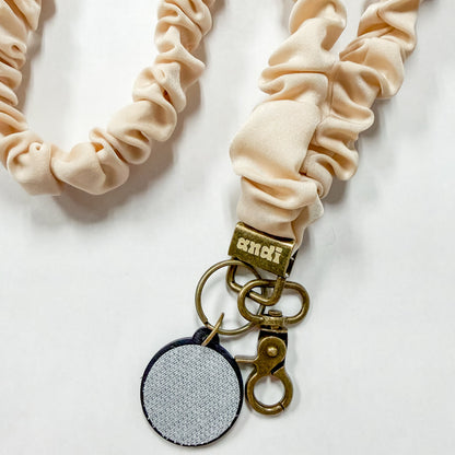 Oat Milk Interchangeable Andi Lanyard