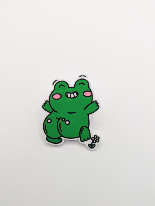 Happy Frog / Animal / PLASTIC Add on / 8C38