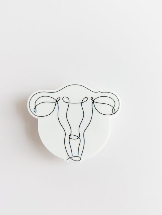 Line Art Uterus / PLASTIC Add on / 8C45
