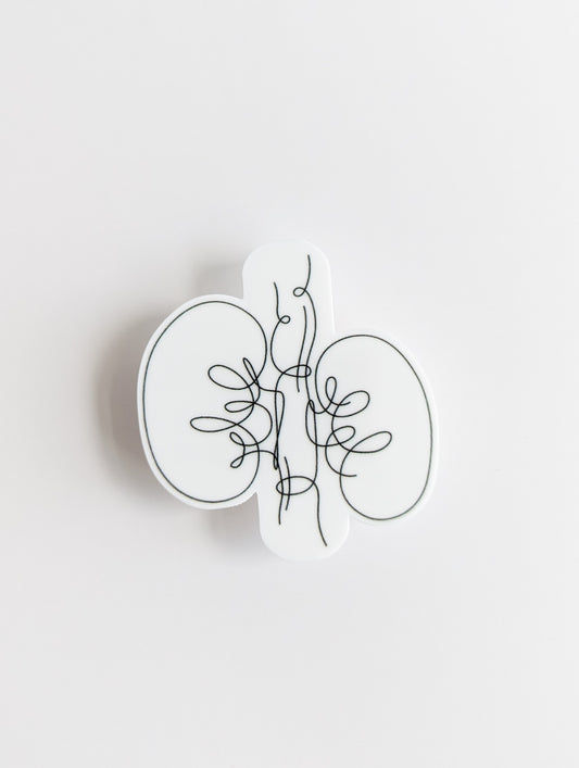 Line Art Kidney / PLASTIC Add on / 8C48