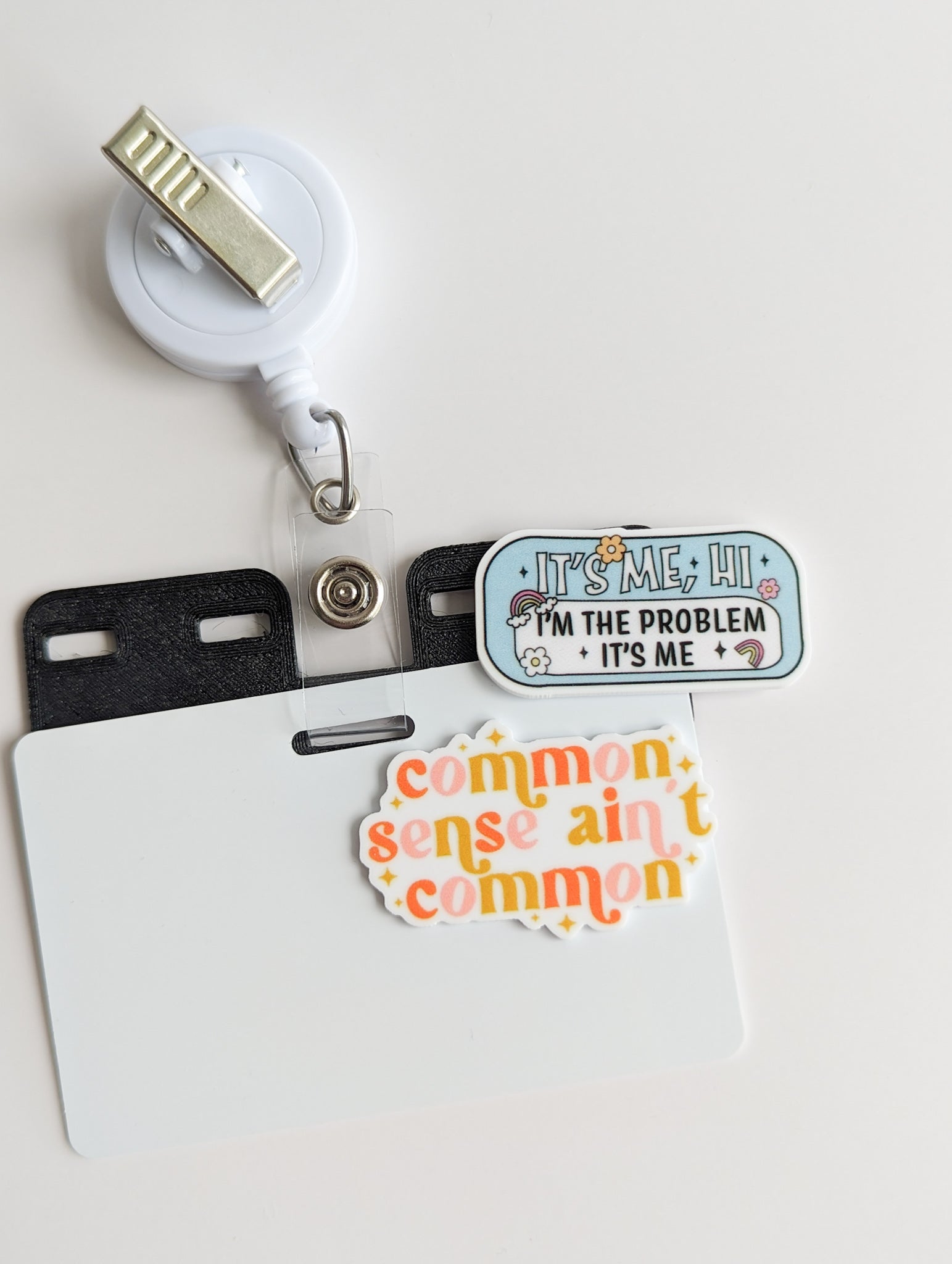 Badge Topper / CHARM COLLECTION  - Phrases - Charm Only