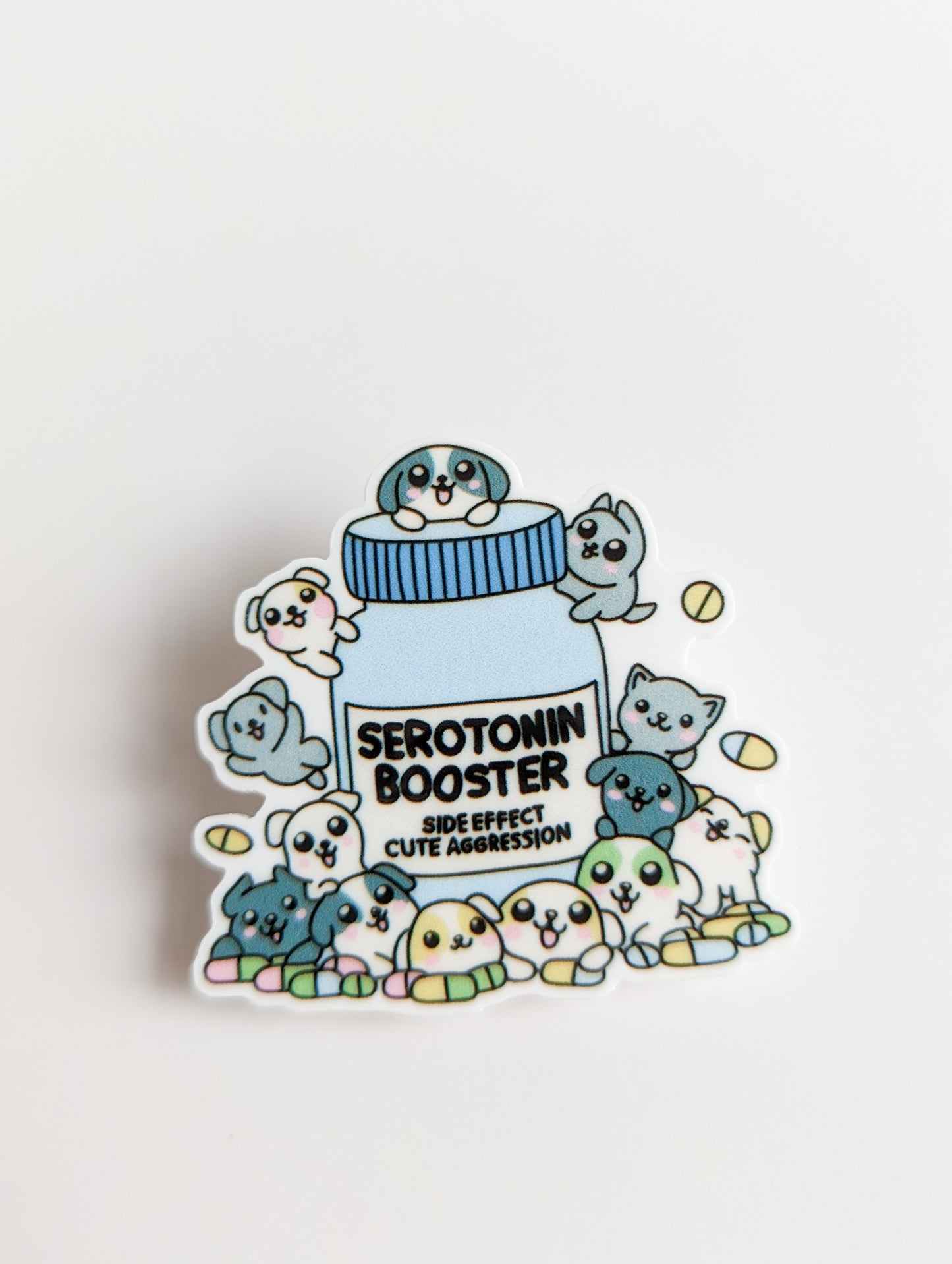 Serotonin Booster Puppies / Animals / PLASTIC Add on / 7B42