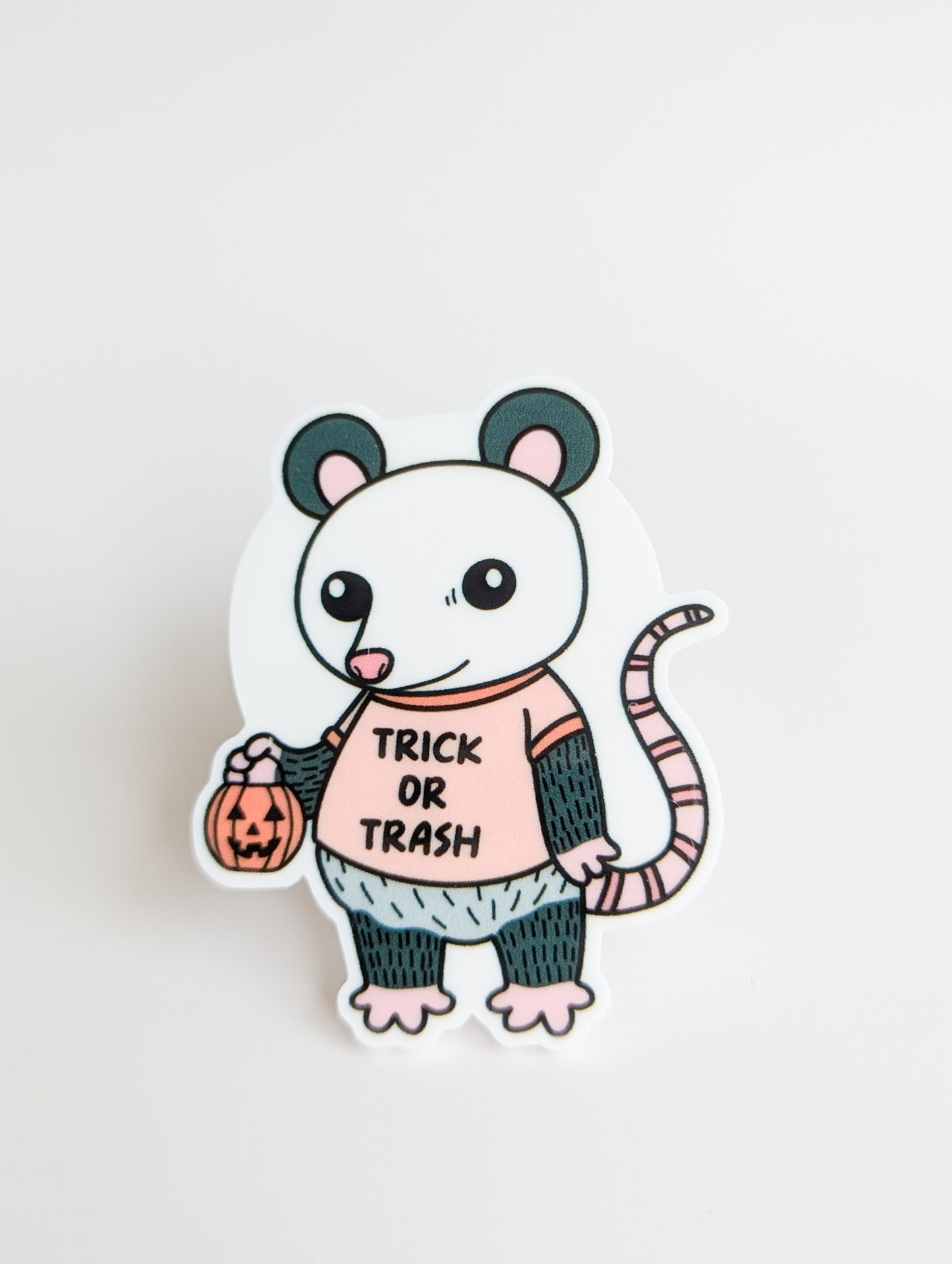 Trick or Trash / Opossum / PLASTIC Add on