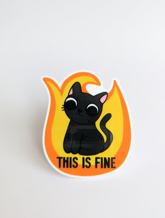 This if Fine / Cat Fire / PLASTIC Add on