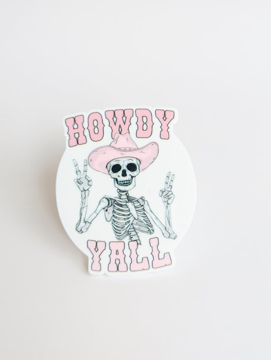 Howdy Y'all Skeleton / PLASTIC Add on