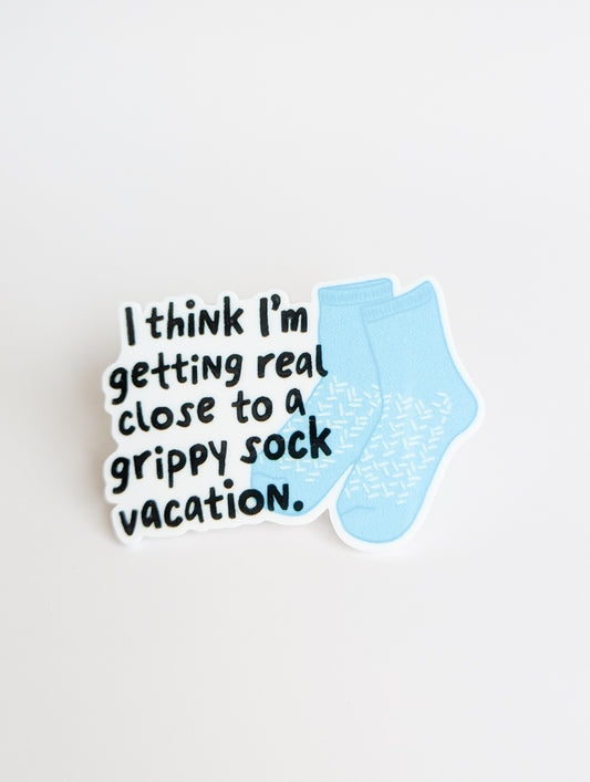 Grippy Sock Vacation / PLASTIC Add on