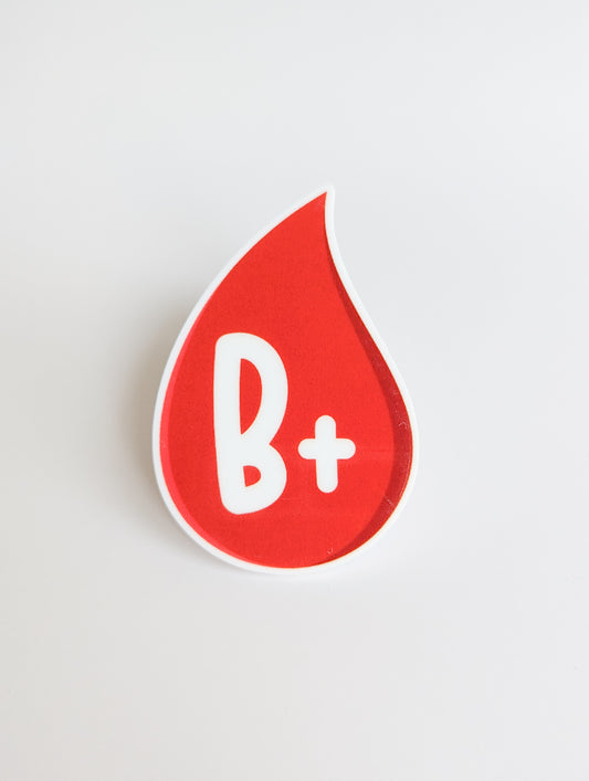 B Positive Blood / PLASTIC Add on