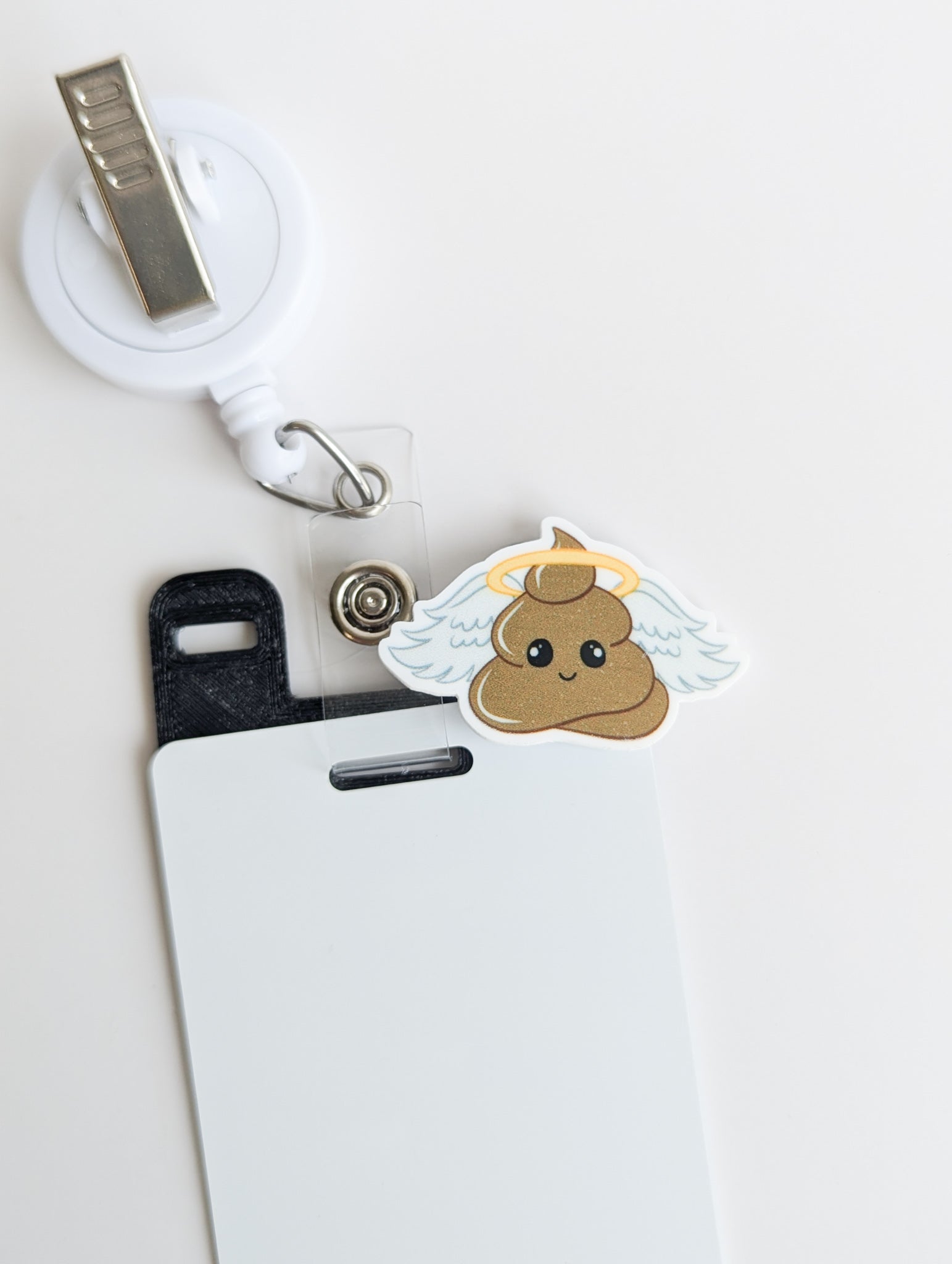 Badge Topper / CHARM COLLECTION  - Poop Angel - Charm Only