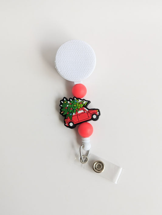 Christmas Car Interchangeable Badge Reel