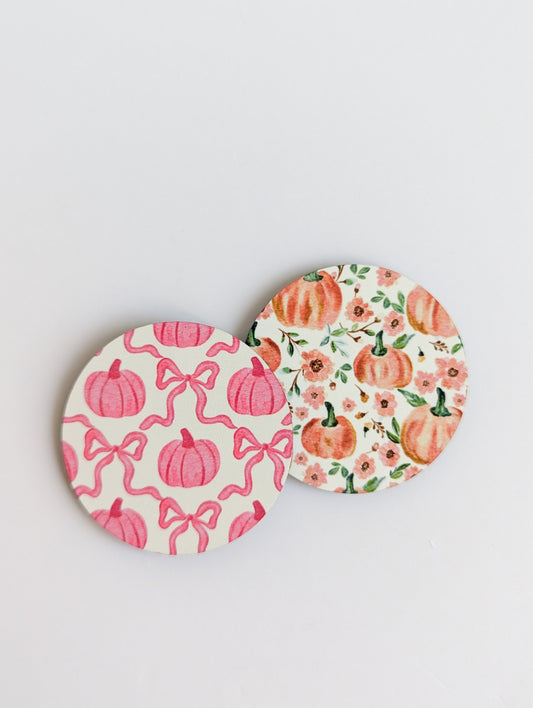 Floral Pumpkin Bow / Hardboard Add on